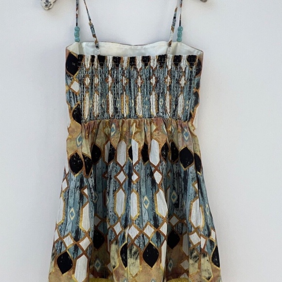 Christian Lacroix Linen Blend Mini Dress With Fringe Hem, Size XXS - Picture 11 of 16